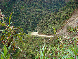 Silnice smrti se no�&iacute; do d�ungle